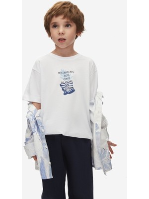 Nk Kids Erkek Çocuk Tişort  4-8 Yaş 48504