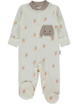 Bebetto Interlok Patikli Tulum (Baby Carrot) Ekru