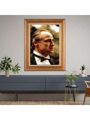 Giyense Altın Varaklı Çerçeveli Paspartulu Tablo SD1336