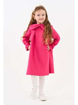 Damasqino Kız Çocuk Elbise 4-8 Yaş 9196