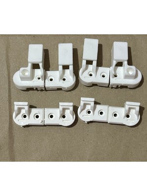 Banaks Duşakabin Duşakabin Tekeri Beyaz Vidasız 1 Sabit 2  Kayar Set