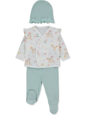 Bebetto Interlok Zıbın Set 3lü (My Sun) Mint