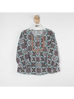Xo Kids Kız Bluz 6-24  0009567 KBLZ09002