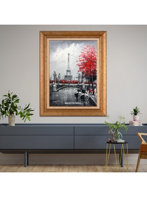 Giyense Altın Varaklı Çerçeveli Paspartulu Tablo SD1218