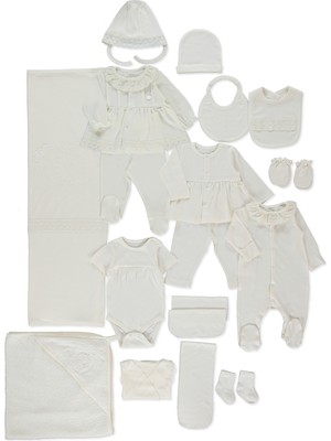 Bebetto Interlok Zıbın Set 20Lİ (Ceremony) Koyu Ekru