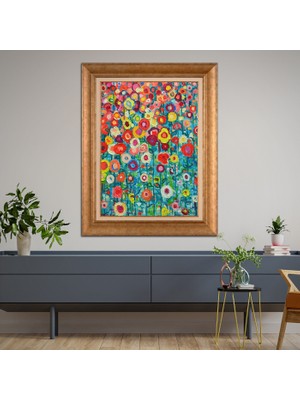 Giyense Altın Varaklı Çerçeveli Paspartulu Tablo SD1225