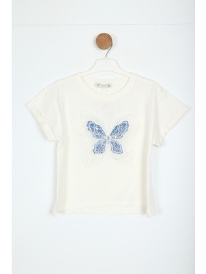 Escabel Kız Çocuk Tişort 5-9 Yaş 36044