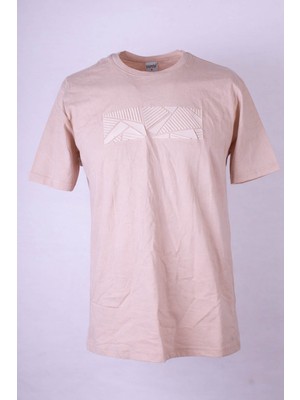 Trender 26YDT1000023  Erkek T-Shirt Desen Enjeksiyon