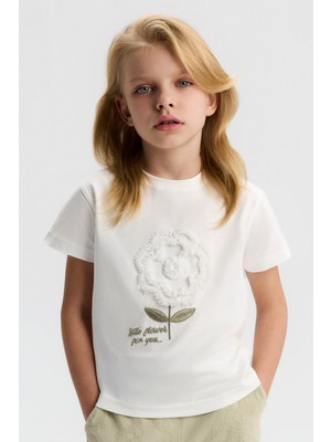 Nk Kids Kız Çocuk Tişort 4-8 Yaş 31506