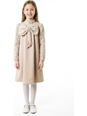 Damasqino Kız Çocuk Elbise 4-8 Yaş 1603