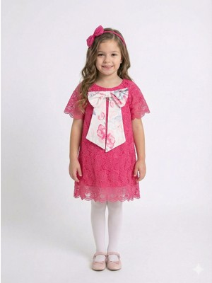 Grata Kız Çocuk Elbise 4-8 Yaş 9214