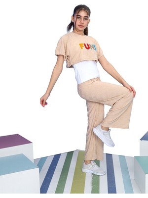 ExiTob Kız Çocuk Eşofman Takım 2-5 Yaş 5417