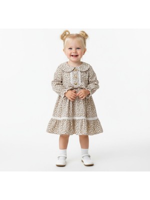 Seabubbles Çantalı Çiçekli Kız Çocuk Elbise