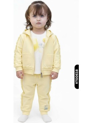 Escabel Kız Çocuk 3lü Kombin Takım 1-4 Yaş SET0524