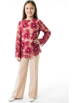 Bebejodi Kız Çocuk 3lu Alt Üst Takım 11-15 Yaş 2039