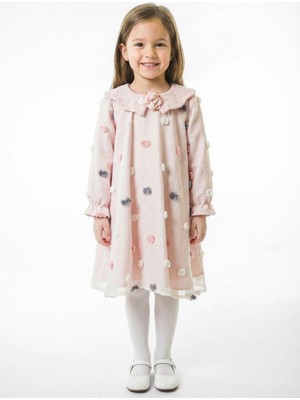 Damasqino Kız Çocuk Elbise 1-5 Yaş 1688