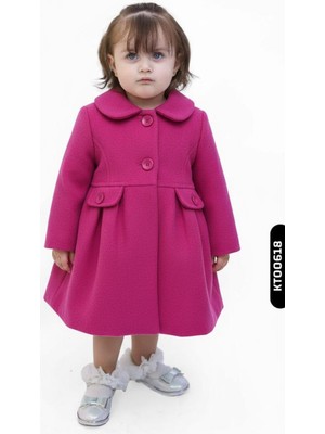 Damasqino Kız Çocuk Kaban 1-5 Yaş 1055