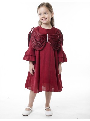 Bebejodi Kız Çocuk Elbise 3-10 Yaş 989