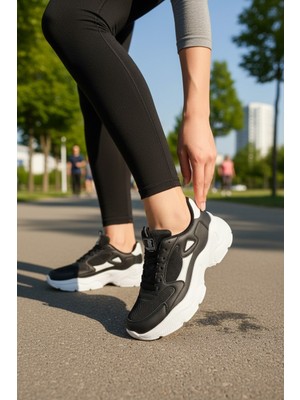 Enoch Kadın Destekleyici Arka Katmanlı ve Kalın Tabanlı Spor Ayakkabı