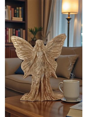 Doğal Zarafetin Altın Yansıması: Kanatlı Peri Biblosu