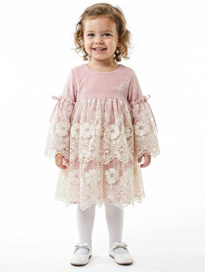 Parotena Kız Çocuk Elbise 1-4 Yaş 6094