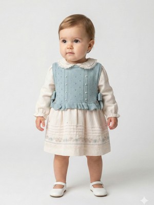 Moonstar Kız Çocuk Elbise 9-24 Ay 52142