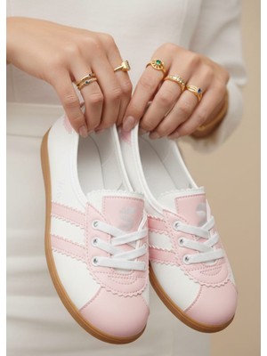 Klay Shoes Kadın Retro Spor Ayakkabı Günlük Rahat Sneaker Babet