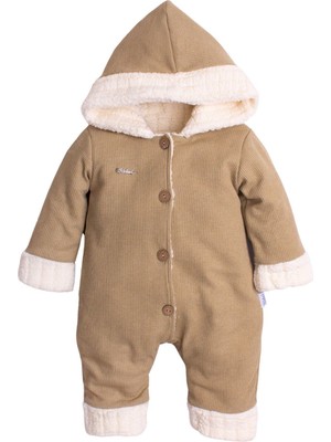 Bulut Baby Unisex Düğmeli Kışlık Bebek  Bebk Tulumu
