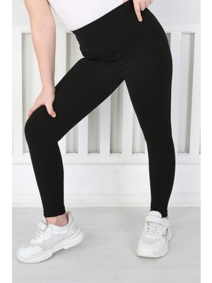 Libas Verda Dar Paça Birinci Kalite Fitilli Kumaş Siyah Kız Çocuk Günlük Tayt