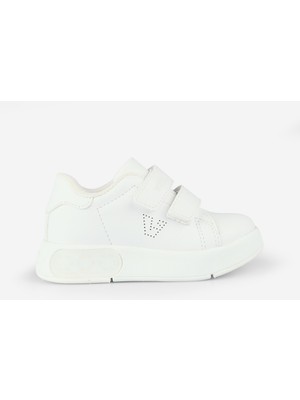 Vicco Oyo Iı Işıklı Unisex Okul Öncesi Beyaz Sneaker Ortopedik Taban