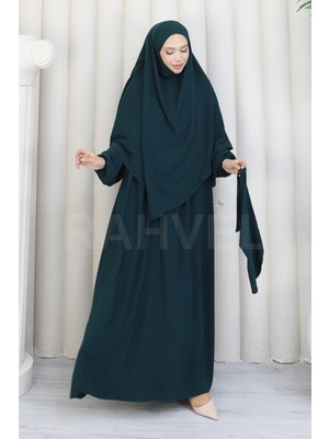 Moda Hayme Sufleli Peçeli Elbise Takım