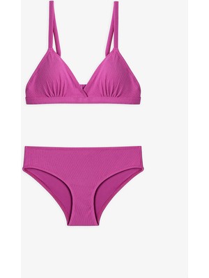 Penti Pembe Genç Kız Erika Üçgen Bikini Takımı
