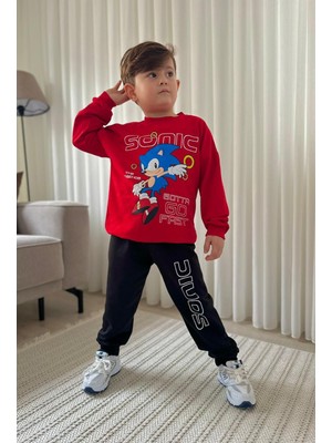 Ela Karakter Erkek Çocuk Eşofman Takımı