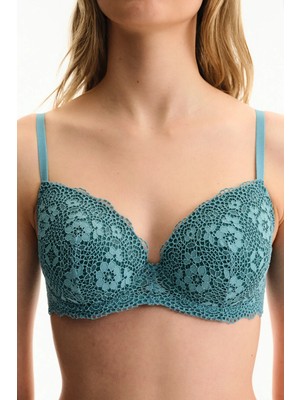 Penti Mavi Laluce Lace Dantel Balenli Sütyen