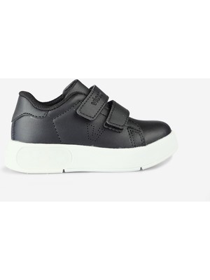 Vicco Oyo II Unisex Siyah Sneaker Kız Çocuk Düz Tabanlı Kolay Bağlamalı Ayakkabı