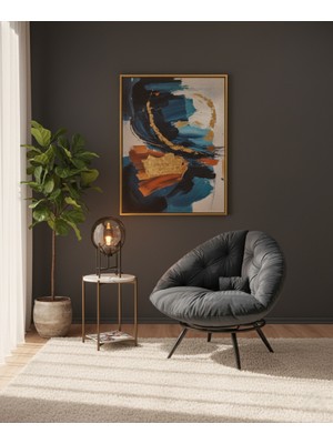 AVYNA Konfor Serisi Tekli Berjer Koltuk | Tv Izleme Koltuğu | Minderli & Ergonomik Oturum - Füme