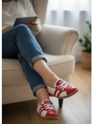 Klay Shoes Kadın Retro Spor Ayakkabı Günlük Rahat Sneaker Babet