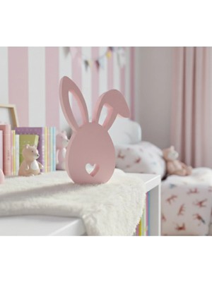 Kafs Store Dekoratif Tavşan Biblo - Çocuk ve Bebek Odası Aksesuarı (16X11 Cm)