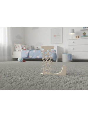 Kafs Store Modern Dekoratif 3D Harf | 13X15 cm | Oda Süsü