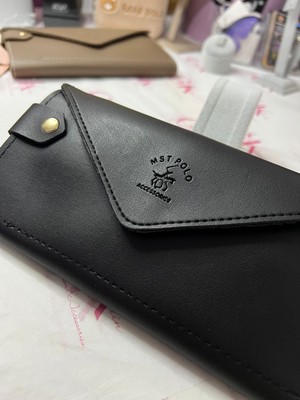 El Askılı Telefon ve Para Bölmeli Lux Yumuşak Deri Cüzdan