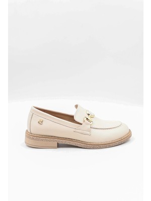 Venüs Kadın Hakiki Deri Tokalı Maskülen Loafer Ayakkabı Vn 2411515 Y