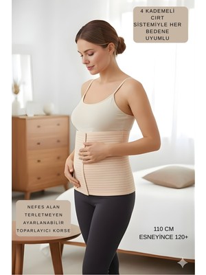 Allians Doğum Sonrası Toparlayıcı ve Ayarlanabilir Bel Korsesi