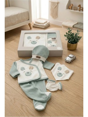 Ens Group Avm Yeni Doğan 5 Li Hastane Çıkış Seti Zıbın Seti Bebek Hastane Çıkışı Hediyelik Hastane Çıkışı