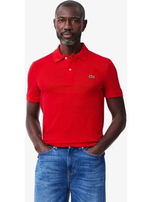  collection lacoste normal kesim pima pamuklu polo tişört