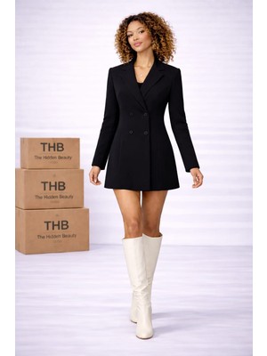 Thb.Edition Kadın Uzun Blazer Ceket