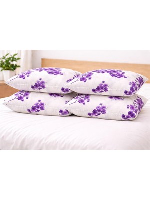 Ber-Tun Tekstil Desenli Yastık Kılıfı Fermuarlı  4'lü Takım