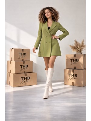 Thb.Edition Kadın Uzun Blazer Ceket