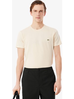  collection lacoste pamuklu pima tişört
