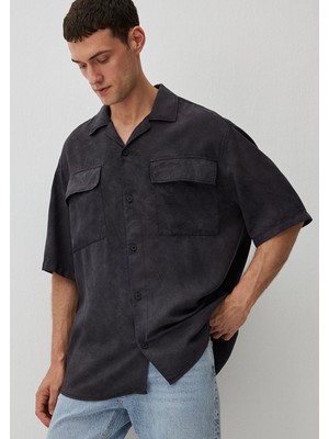 Mavi Antrasit Gömlek 0211119-70092