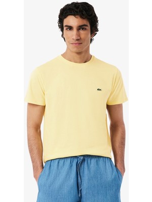  collection lacoste pamuklu pima tişört